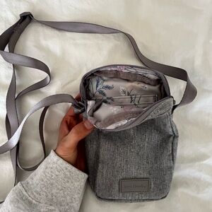 Vera Bradley Heather Gray Crossbody Travel Bag